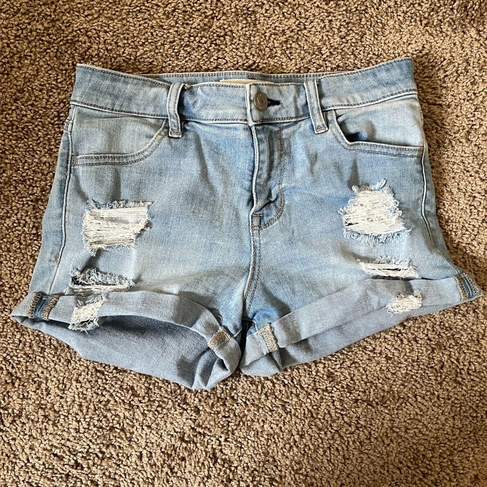 Pacsun High Rise Super Stretch Shortie- 25